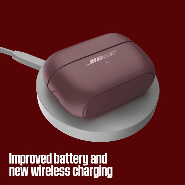 Alt view image 6 of 15 - Bose Ultra Open Earbuds (2nd Gen) - Open-Ear, Clip-On, Wireless Earbuds, Bluetooth, Immersive Audio, Wireless Charging, Up to 28 Hrs of Audio, Ideal for Traveling, School, and Office, Cherry Chocolate