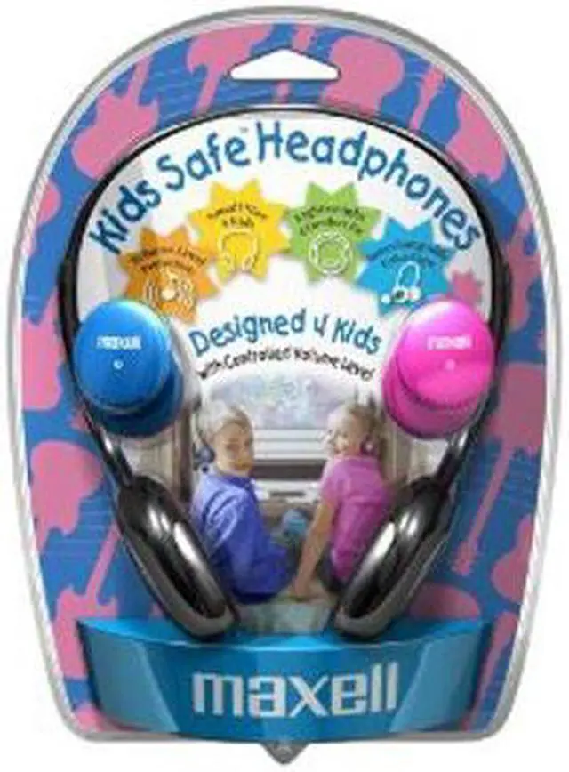 Alt view image 2 of 2 - Maxell KHP-2 3.5mm Connector Supra-aural Kids Safe Headphone