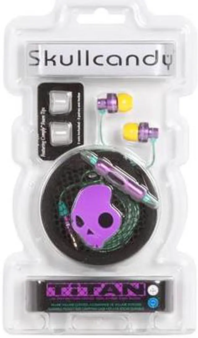 Alt view image 6 of 6 - Skullcandy TiTan headphones - In-ear ear-bud, Binaural - Purple