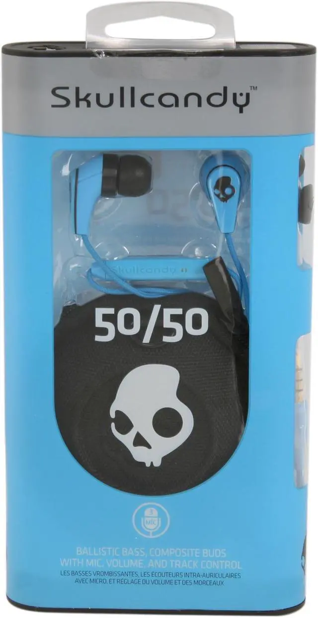 Alt view image 6 of 6 - Skullcandy 50/50 Shoe Blue w mic 3 S2FFDM-063 (2011 Model)