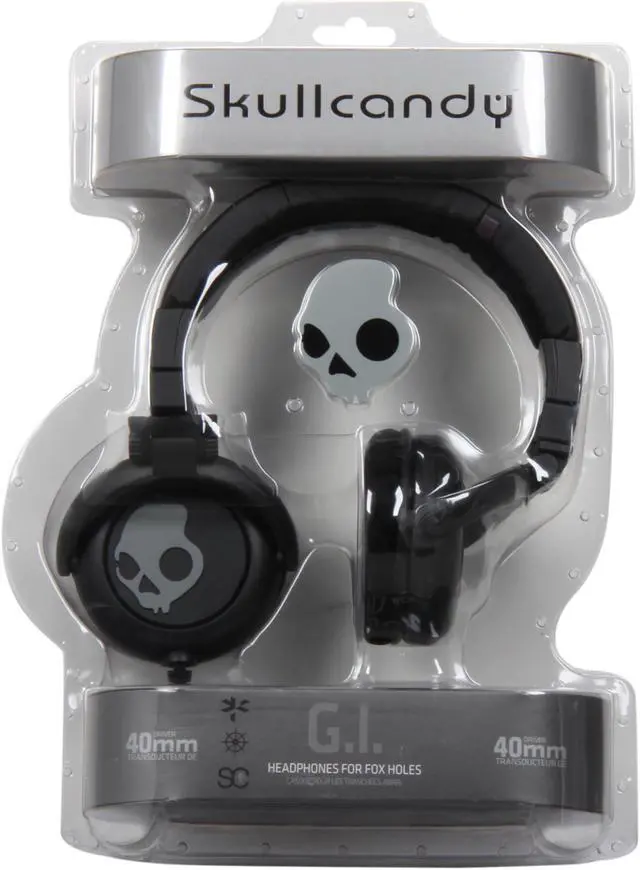 Alt view image 6 of 6 - Skullcandy G.I. S6GIDZ-118 3.5mm Connector Circumaural Headphone (Black/Gray)