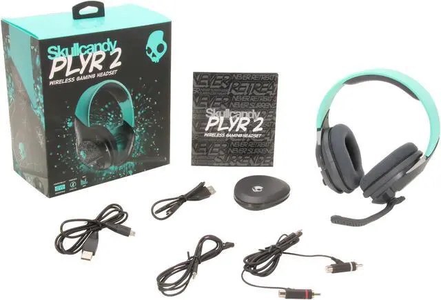 Alt view image 8 of 8 - SKULLCANDY PLYR 2 Circumaural Wireless Headset - Teal