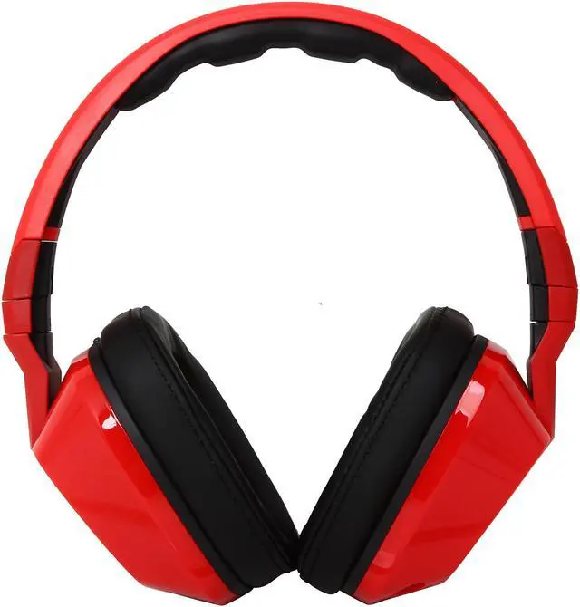 Alt view image 3 of 8 - Skullcandy Red/Black S6SCFY-059 Crusher with Mic Premium Wired Headphone