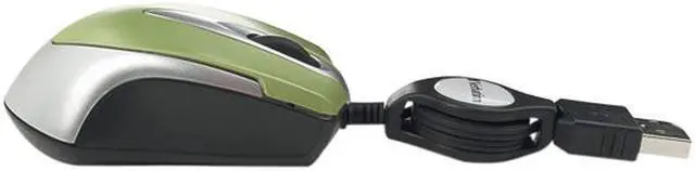 Alt view image 2 of 3 - Verbatim 97254 Green 1 x Wheel USB Wired Optical Travel Mouse