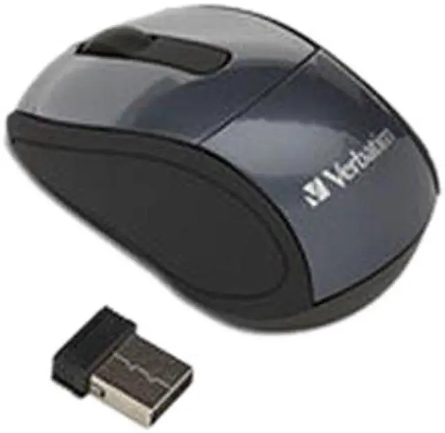 Alt view image 3 of 4 - Verbatim 97470 Graphite 3 Buttons 1 x Wheel USB RF Wireless Optical Mouse