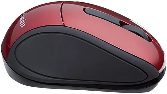 Alt view image 3 of 6 - Verbatim 97540 Red 3 Buttons 1 x Wheel USB 2.0 RF Wireless Optical Mini Travel Mouse
