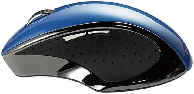 Alt view image 2 of 5 - Verbatim Ergo Mouse 97593 Blue 1 x Wheel USB 2.0 RF Wireless Optical Mouse