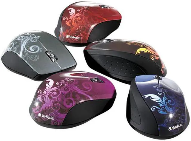 Alt view image 5 of 6 - Verbatim 97782 Burnt Orange 1 x Wheel USB 2.0 RF Wireless Optical Design Mouse