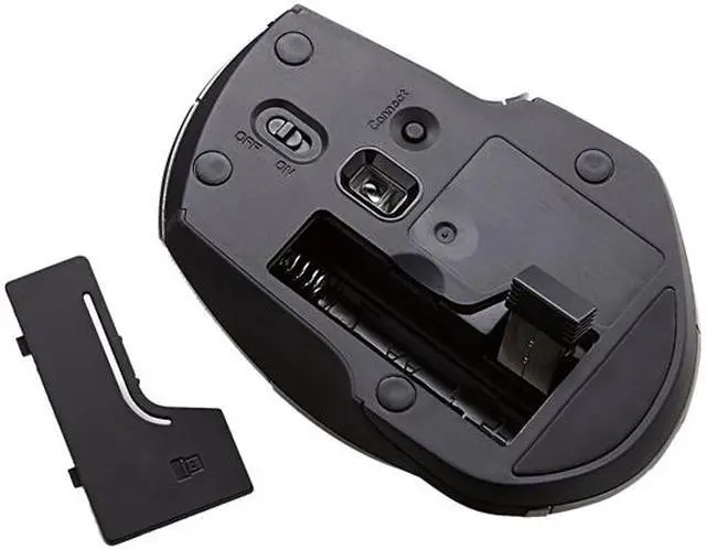 Alt view image 3 of 3 - Verbatim 98621 Grey 6 Buttons 1 x Wheel RF Wireless Mouse