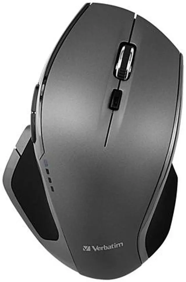 Alt view image 2 of 3 - Verbatim 98622 Black 8 Buttons 1 x Wheel RF Wireless Mouse