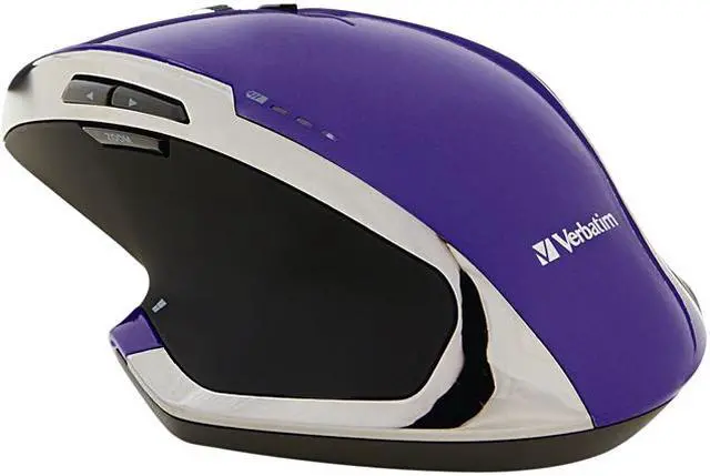 Main image of Verbatim 99020 Purple 8 Buttons 1 x Wheel RF Wireless Mouse
