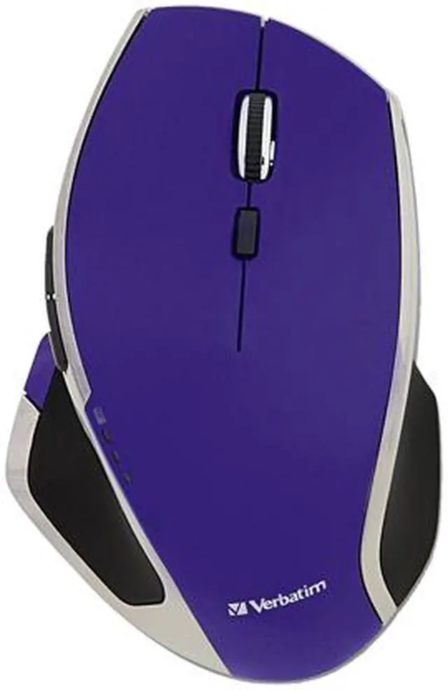 Alt view image 2 of 3 - Verbatim 99020 Purple 8 Buttons 1 x Wheel RF Wireless Mouse