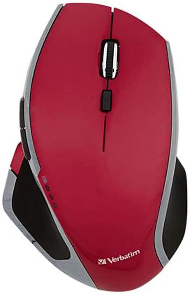 Alt view image 2 of 4 - Verbatim 99021 Red 8 Buttons 1 x Wheel RF Wireless Mouse