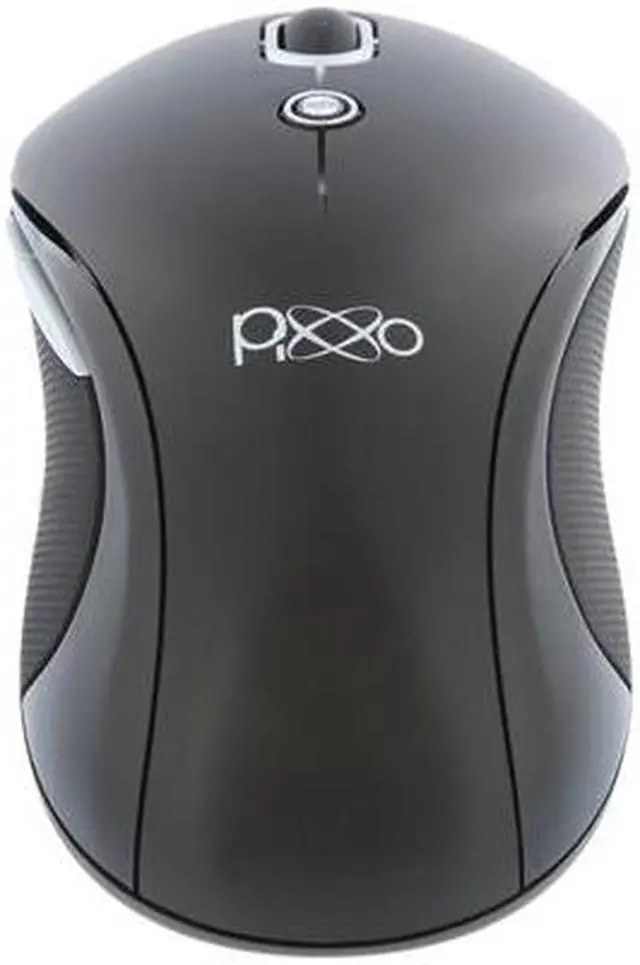 Alt view image 2 of 9 - Pixxo MD-W1G5 Black 1 x Wheel 2.4GHz Wireless Laser Mouse