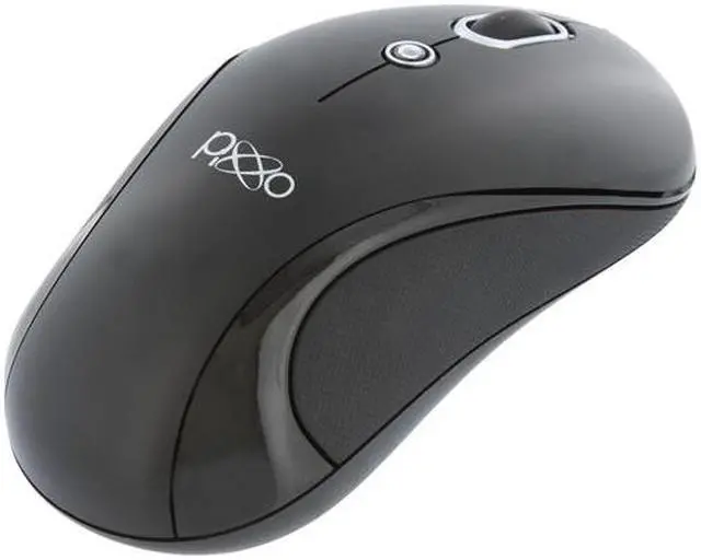 Alt view image 3 of 9 - Pixxo MD-W1G5 Black 1 x Wheel 2.4GHz Wireless Laser Mouse