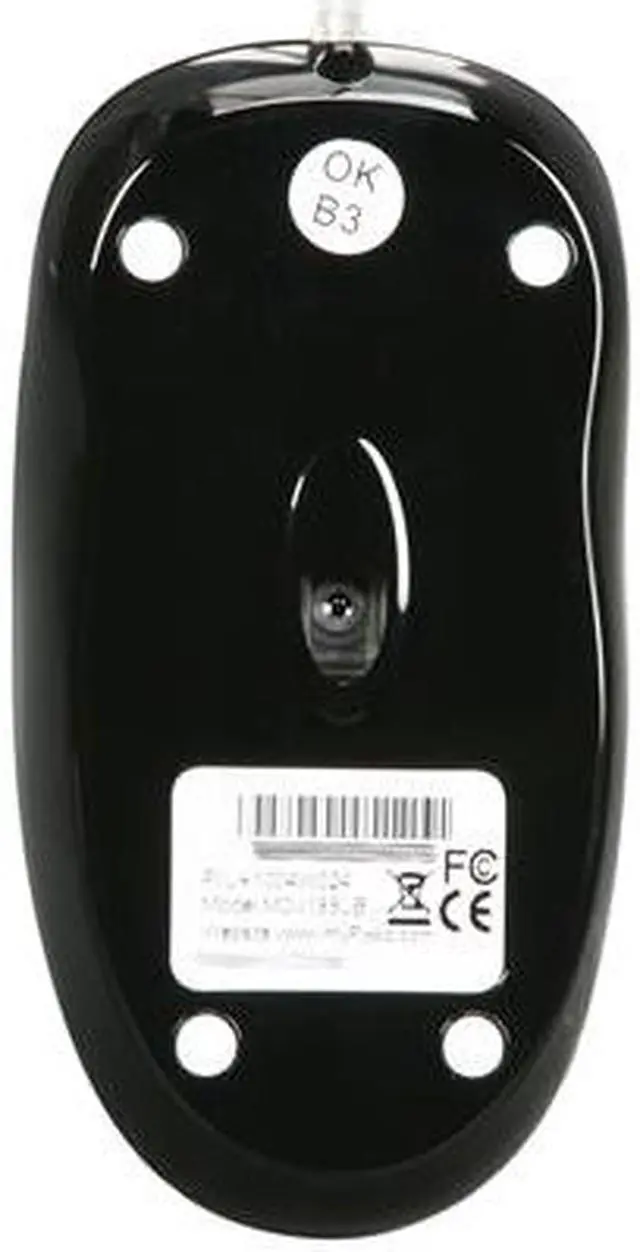 Alt view image 4 of 5 - Pixxo MO-I133U Black 3 Buttons 1 x Wheel USB Wired Optical Mouse