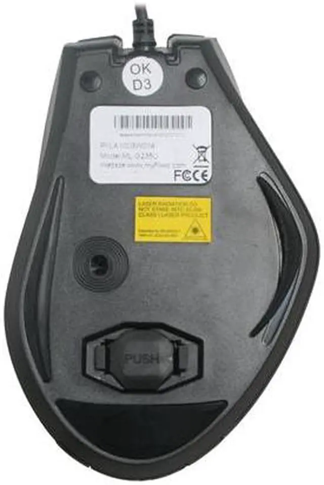 Alt view image 4 of 5 - Pixxo Monster Series 3200dpi ML-G235 DPI & WEIGHTS Adjustable Gaming Laser Mouse