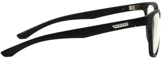Alt view image 3 of 3 - GUNNAR BERKELEY Onyx Frame (Clear Lens) Tint 35% Blue Light & 100% UV Protection, BER-00109