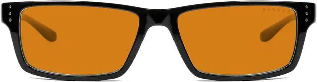 Main image of GUNNAR RIOT Onyx Frame (Amber Max Lens) Tint 98% Blue Light & 100% UV Protection, RIO-00112