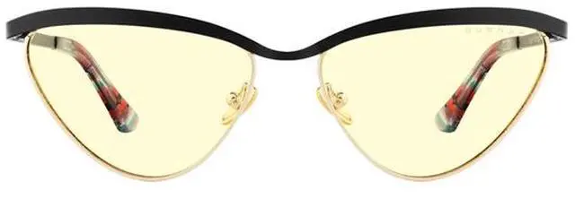 Main image of Gunnar tokidoki Year of the Dragon Computer Glasses Onyx/Gold Frame, Clear Lens, 35% Blue Light & 100% UV Protection, YOD-12709