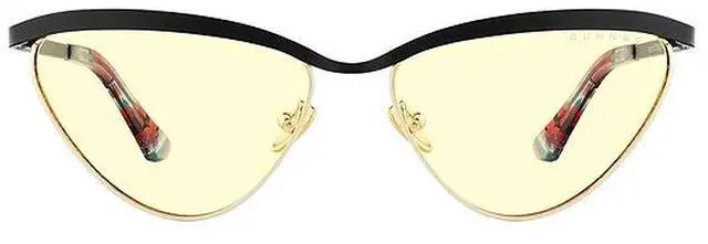 Alt view image 5 of 5 - Gunnar tokidoki Year of the Dragon Computer Glasses Onyx/Gold Frame, Clear Lens, 35% Blue Light & 100% UV Protection, YOD-12709