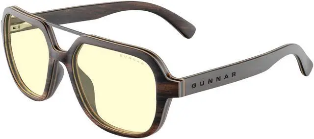 Alt view image 3 of 4 - GUNNAR HUMBOLDT Computer glasses Ebony Frame (Amber Lens) 65% Blue Light & 100% UV Protection, HUM-12301