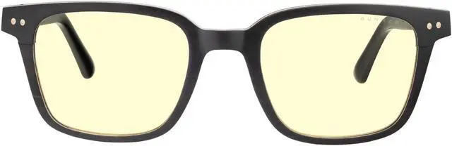 Main image of GUNNAR MUIR Computer Glasses Ebony Frame (Amber Lens) 65% Blue Light & 100% UV Protection, MUR-12301