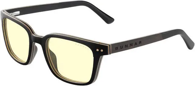 Alt view image 3 of 4 - GUNNAR MUIR Computer Glasses Ebony Frame (Amber Lens) 65% Blue Light & 100% UV Protection, MUR-12301