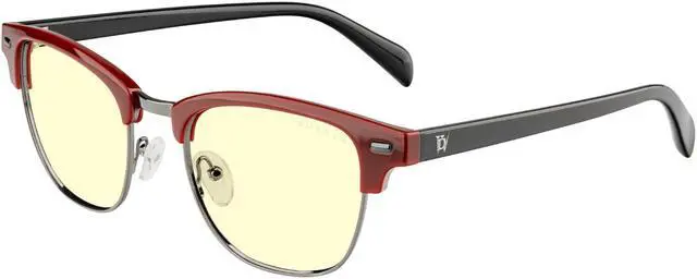 Alt view image 3 of 5 - GUNNAR DIABLO IV SANCTUARY EDITION Computer Glasses Blood Onyx Frame (Amber Lens) Tint 65% Blue Light & 100% UV Protection, DBL-66601