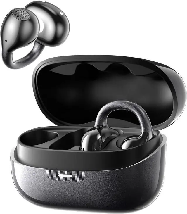 Main image of NANK Clip Super2, Clip On Earbuds Open Ear, Bluetooth 6.0, 30H Playtime, Clip-on Headphones, Dual Device Connection, Touch Control, Type-C Charging, Secure Comfort for Running, Workout & Daily Use