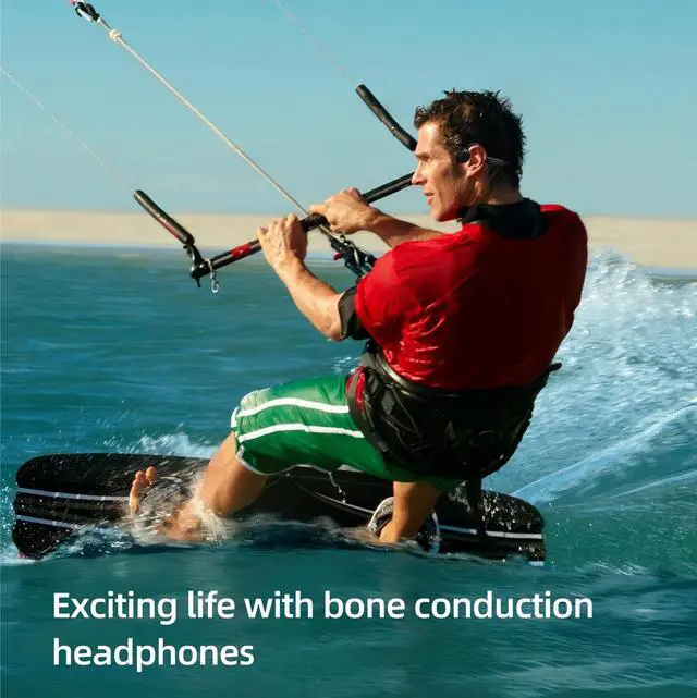 Alt view image 4 of 5 - NANK Runner Pro2 Bone Conduction Open-ear Wireless Bluetooth IP68 Waterproof Headphones with 32G MP3 Player
