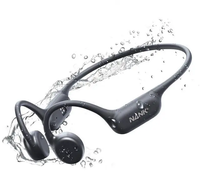 Main image of NANK Runner 4 Bone Conduction Wireless Bluetooth Headphones with IPX8+ 8 hours play time + 16 GB MP3 player, Grey