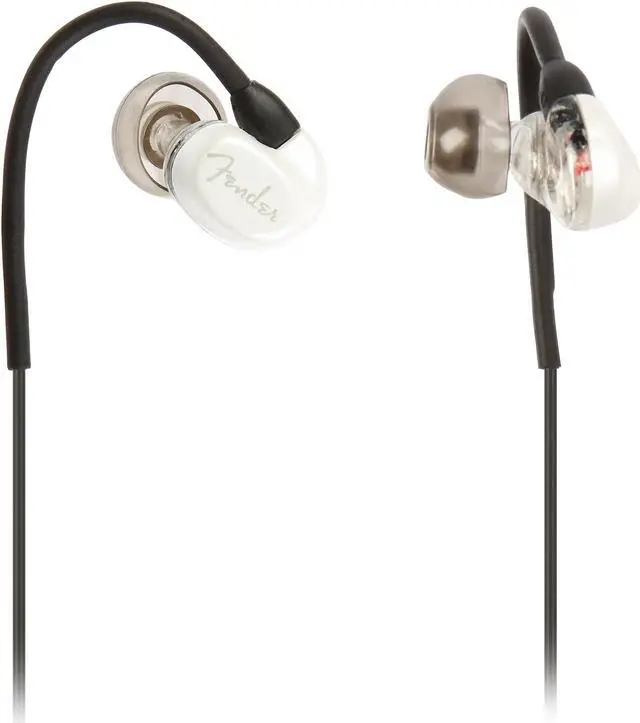Main image of Fender White CXA1 In Ear Headphone - Mic/3-button - White