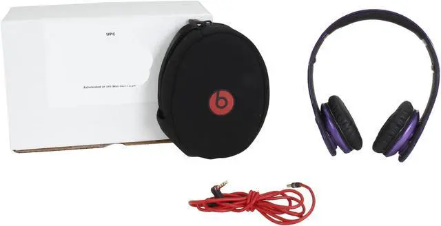 Alt view image 8 of 8 - Beats by Dr. Dre Solo HD On-Ear Headphones, Purple