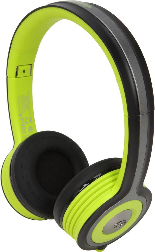 Monster iSport Freedom Wireless Bluetooth On-Ear Headphones (Green