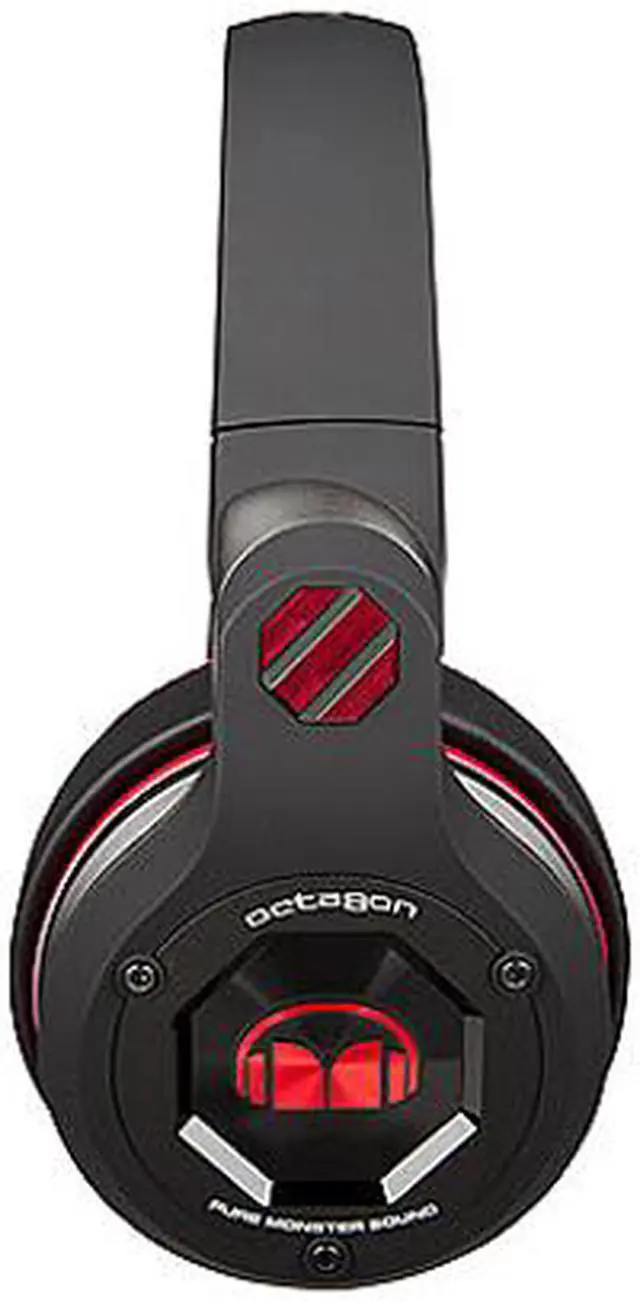 Alt view image 4 of 7 - Monster UFC Octagon Over-Ear Headphones-Black