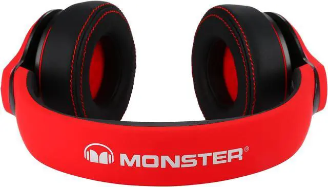 Alt view image 5 of 8 - Monster UFC Octagon Over-Ear Headphones-Red