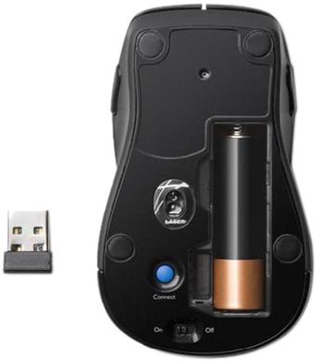 Alt view image 2 of 2 - HP FX287AA#ABA Piano Black 5 Buttons Tilt Wheel 2.4GHz Wireless Laser Eco-Comfort Mobile Mouse