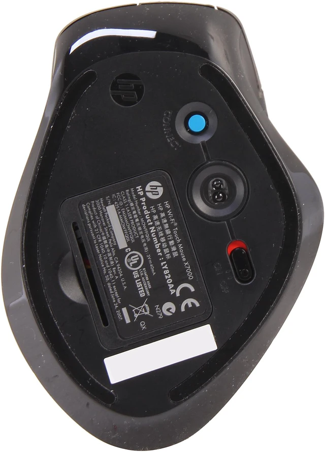 Alt view image 4 of 5 - HP X7000 LY820AA#ABA Black 6 Buttons Touch Scroll Mouse