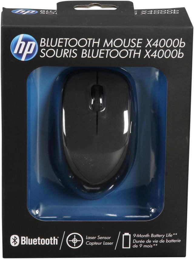 Alt view image 7 of 6 - HP X4000b H3T51AA#ABC Matte Black 3 Buttons 1 x Wheel Bluetooth Wireless Laser Mouse