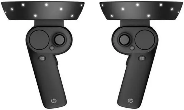 Alt view image 4 of 9 - HP Windows Mixed Reality Headset VR1000-100 with Controllers