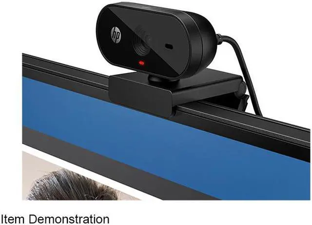 Alt view image 8 of 8 - HP 320 FHD Webcam, Plug and Display, Ambient Light auto-Adjust Full HD 1080P, 66º Wide-Angle Webcam, 360º Swivel and Tripod Support, Chromebook Certified (53X26AA)