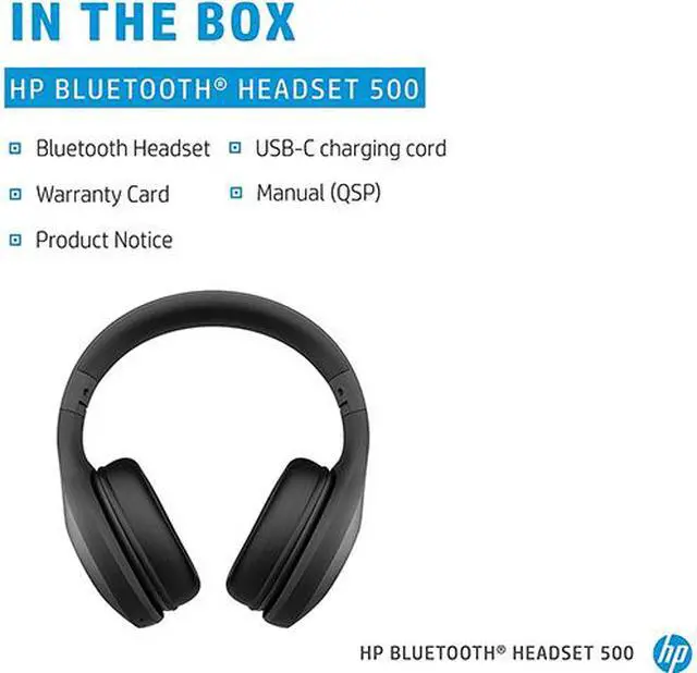 Alt view image 7 of 8 - HP Bluetooth Headset 500 (2J875AA)