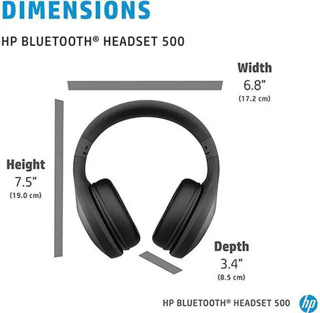 Alt view image 8 of 8 - HP Bluetooth Headset 500 (2J875AA)