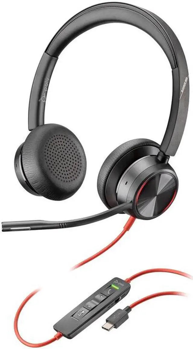 Main image of HP Poly Blackwire 8225 Stereo USB-C Headset  772K4AA