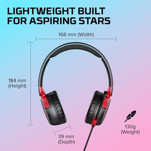 Alt view image 4 of 7 - HyperX Cloud Mini 3.5mm Connector Circumaural Gaming Headset