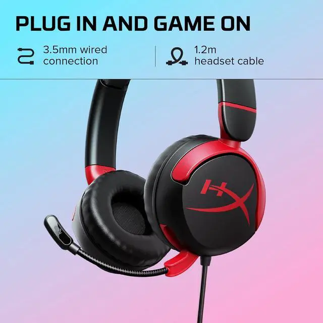 Alt view image 2 of 7 - HyperX Cloud Mini 3.5mm Connector Circumaural Gaming Headset