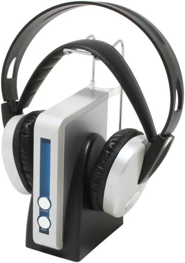 Alt view image 2 of 7 - Niko NIKO-2400RF 3.5mm Connector Circumaural 2.4 GHz RF Wireless Headphone