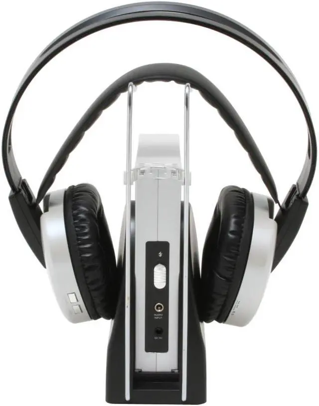 Alt view image 3 of 7 - Niko NIKO-2400RF 3.5mm Connector Circumaural 2.4 GHz RF Wireless Headphone