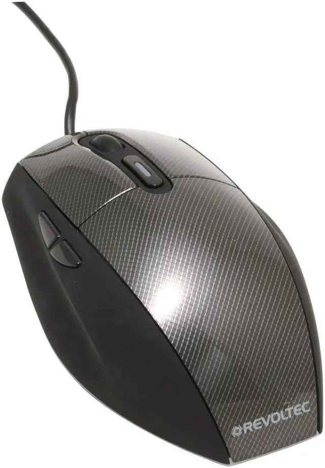 Main image of REVOLTEC BG13390 Silver/Black 6 Buttons 1 x Wheel USB Laser FightMouse Advanced
